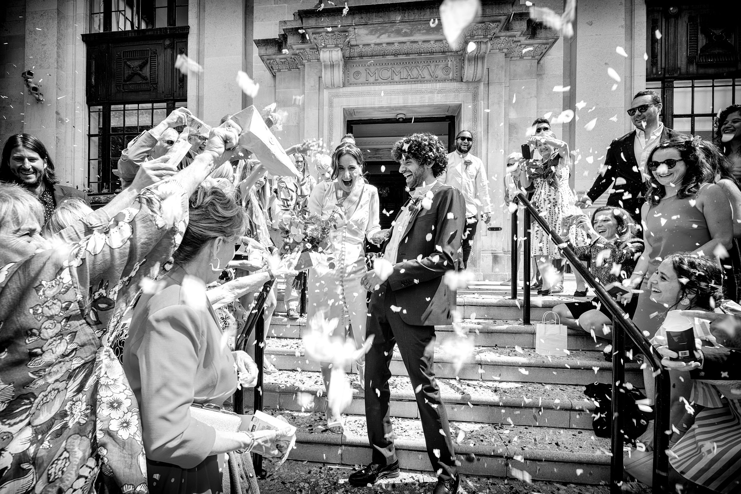 Documentary wedding photography - Islington Town Hall